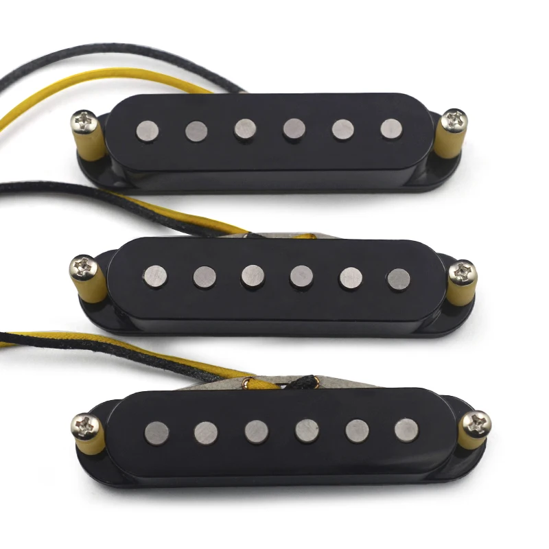 Alnico 5 SSS Vintage Staggered ST Style Electric Guitar Pickup 5.9K Handmade 69 Sound Style Electric Alnico V Guitar Pickup