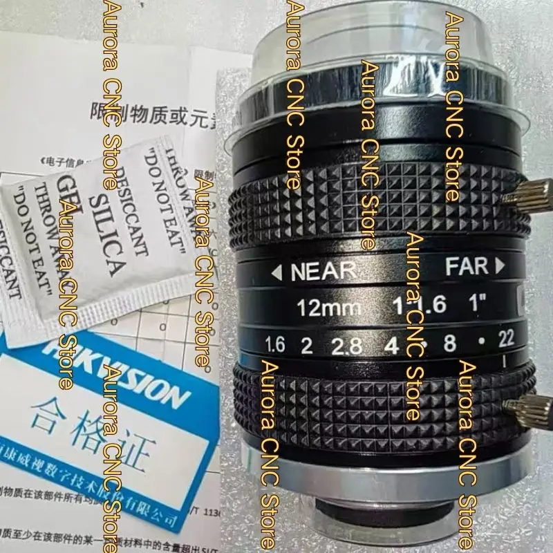 MF1216M-10MP industrial lens 12mm F1.6 1-inch C-port test OK, fast shipping, brand new