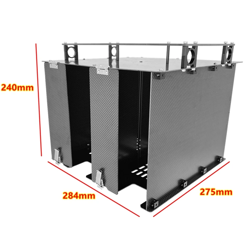 XAERO Carbon Fiber Battery Box for 14S 22000mAh Smart Battery Anti-corrosion Moisture-proof Case