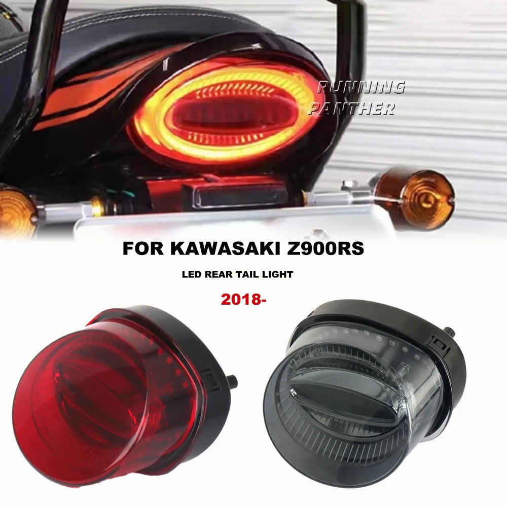 

Z900RS For Kawasaki Z 900 RS Cafe Z900 RS 2018-2025 New Motorcycle Rear Tail Light LED Brake Running Lamp Indicator Light