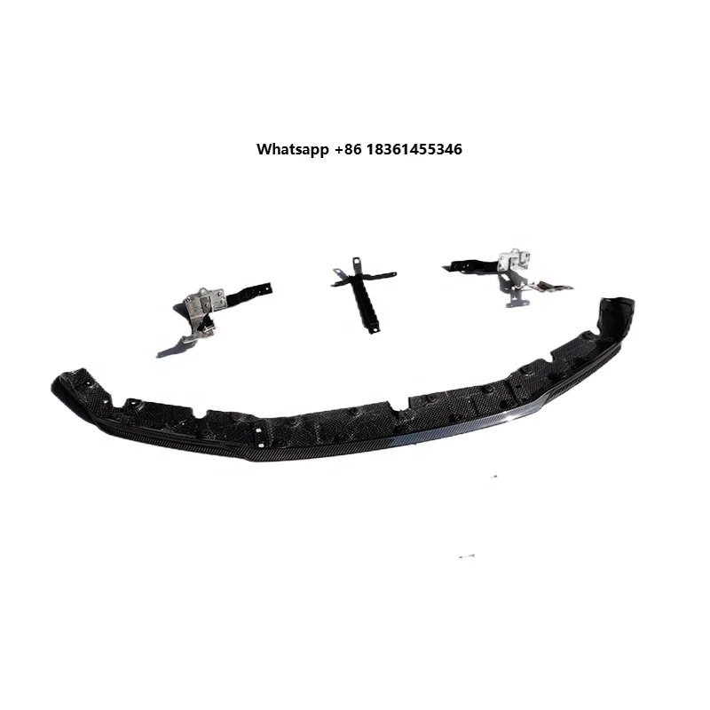 For 5 Series F90 M5 2021 Year CS Style Car Exterior Trim Accessories  Dry Carbon Fiber Front Bumper Lip