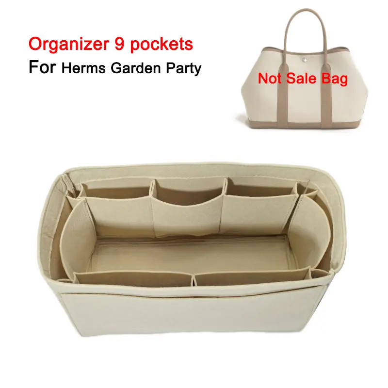 

Purse Insert Organizer Fit For H Garden Party Tote 28 30 36 49 , Handbags Bag Liner Inner Purse