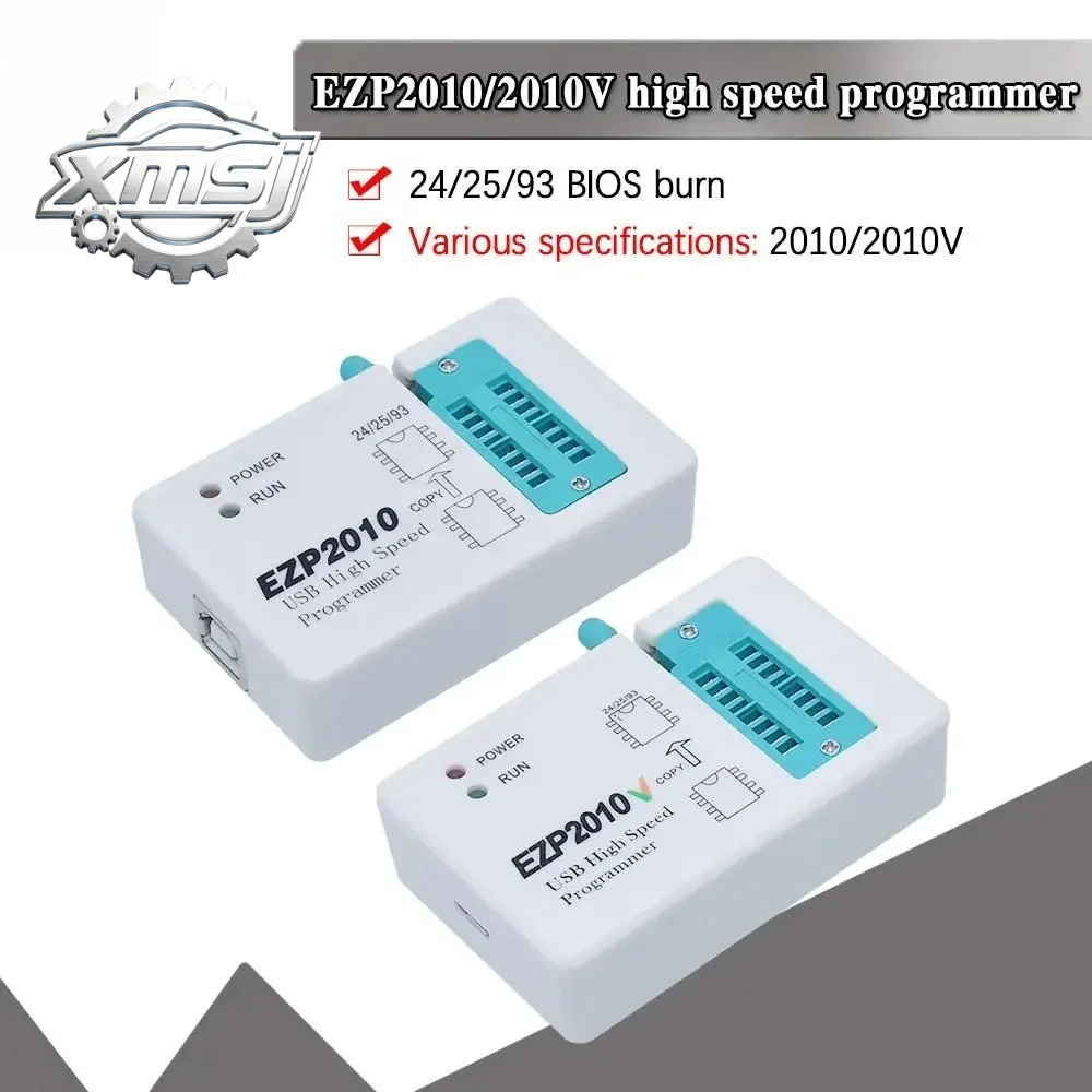 Programador USB SPI de alta velocidad, dispositivo compatible con 24, 25, 93, EEPROM 25, Chip Flash BIOS, EZP2010V, EZP2010, nue