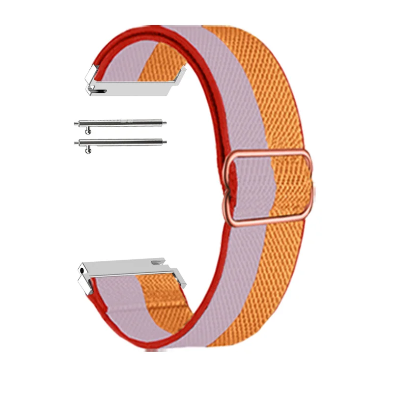 20mm 22mm Elastic Strap for Amazfit GTR 42mm/Bip U/ U pro/Amazfit Bip S/Amazfit GTR 4/Amazfit Pace/Stratos Sport Nylon WatchBand