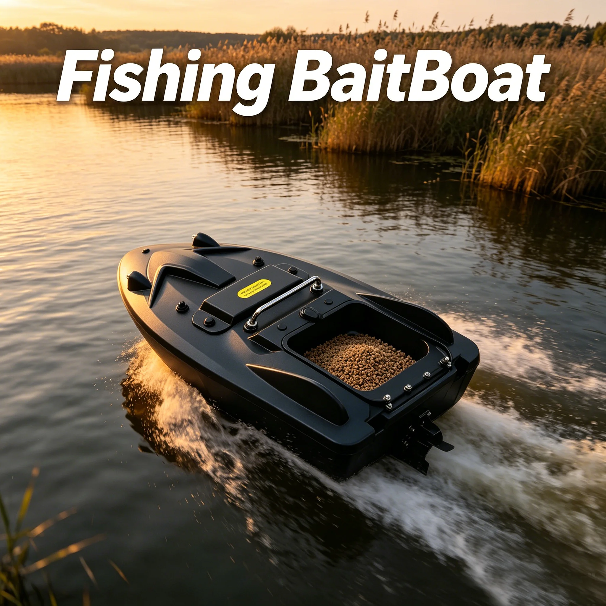 STLF Bait Boat 500m Remote Control GPS Auto Return 2KG Load Capacity Carp Fishing ABS