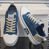 2024 Summer New Men's Breathable Versatile Skateboarding Shoes Men's Soft Bottom Casual Sports Trend Fashion Canvas Shoes 48size