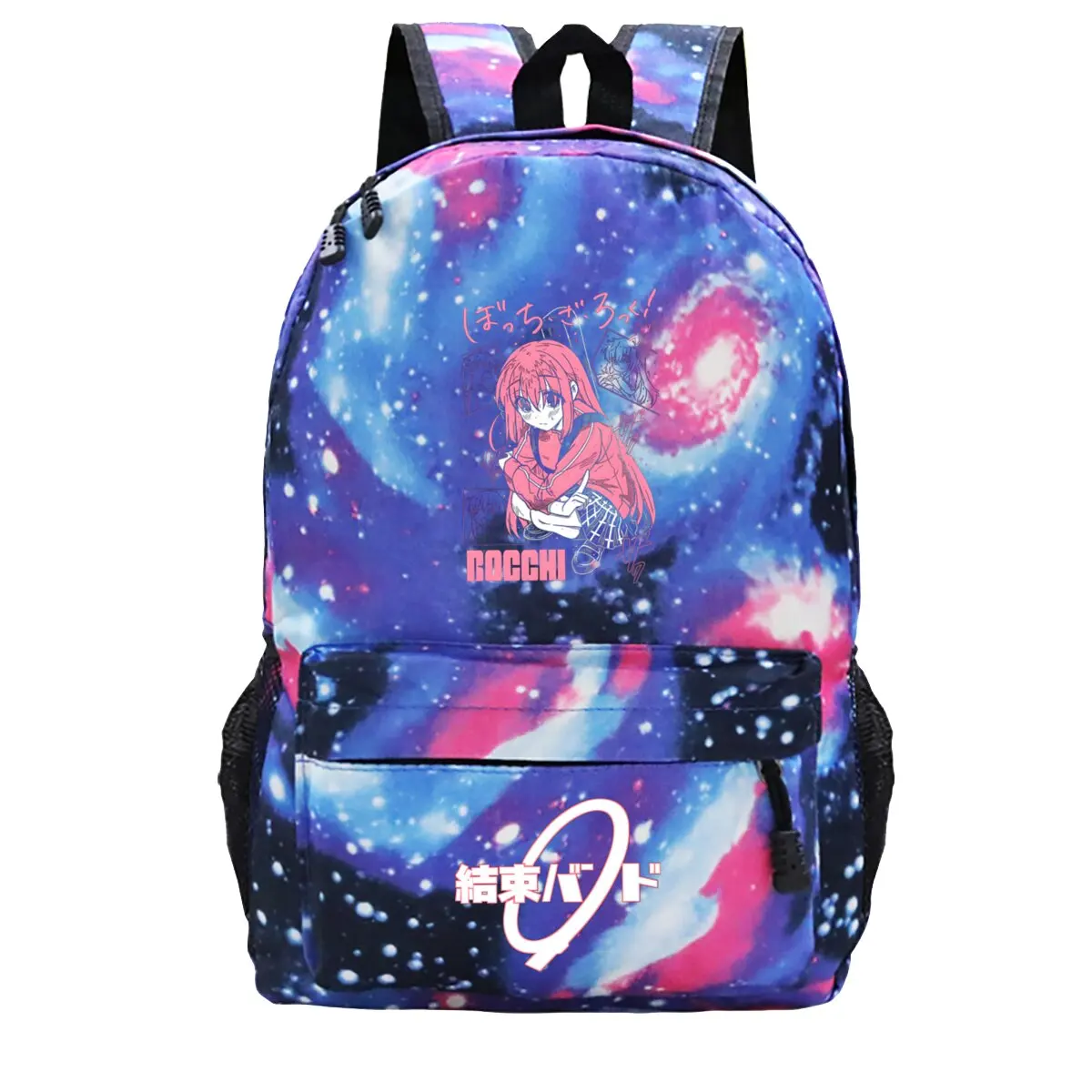 อะนิเมะผู้หญิงผู้ชายกระเป๋าเป้สะพายหลัง Bocchi The Rock Hitori Goto แนวโน้มขนาดใหญ่ความจุกระเป๋านักเรียนการ์ตูนเด็กชายหญิงเก็บไหล่กระเป๋า