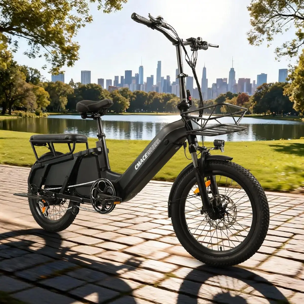 

cmaccewheel HQ20 665W PEAK 48V20AHRemovable Battery,Adult Electric Bike 20"X2.40" Tire 42km/h