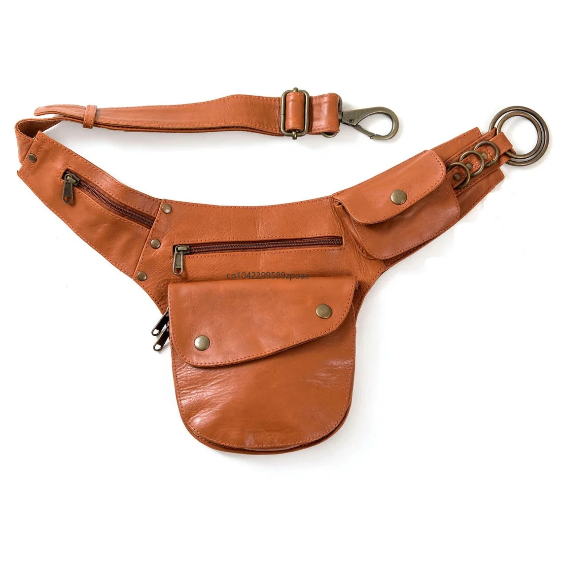 Women Leisure Travel Mobile Phone Cosplay Waist Bag Light And Portable Multi Pocket Design Bags Retro Outdoor Sports Bike Purse