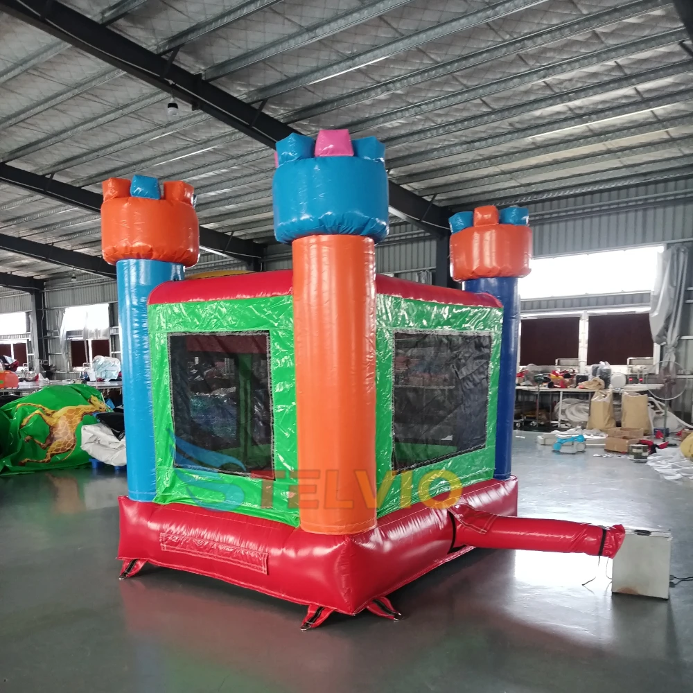 High quality commercial PVC small bounce house 10ft inflatable bouncer mini jumping castle indoor for kids