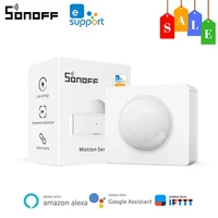 SONOFF-Sensor de movimiento inteligente PIR3-RF para el hogar, Detector de personas, RF, Control remoto a través de la aplicación Google Home, Alexa Ewelink, 433Mhz