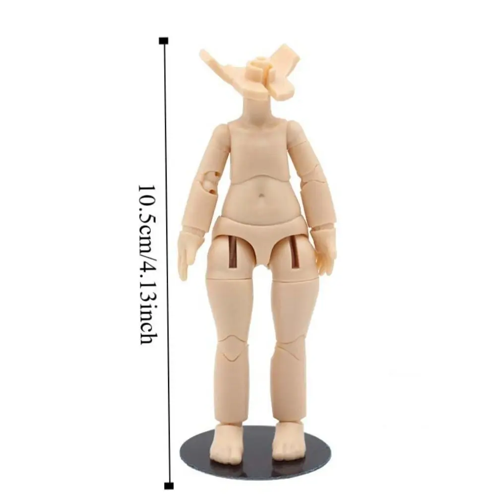 Accesorios para muñecas, multiarticulaciones, cuerpo de muñeca Ob11, vestido de repuesto, cuerpo DOD, piel múltiple, modelo de muñeca de 10,5 cm DIY