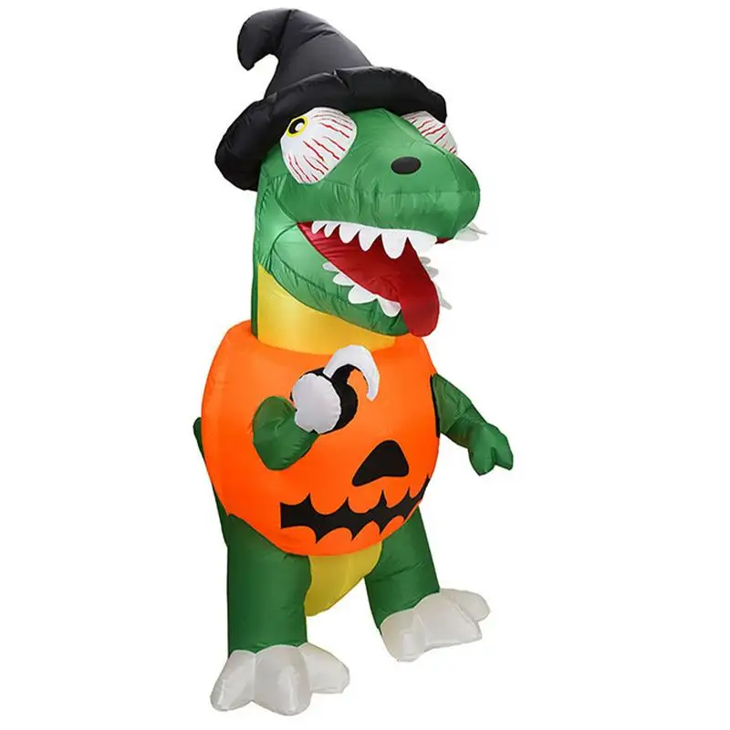 

Children Halloween Dinosaur Toy Unisex Inflatable Tyrannosaurus Hand Operated Animal Balloon Creative Style Giant Dinosaur Props