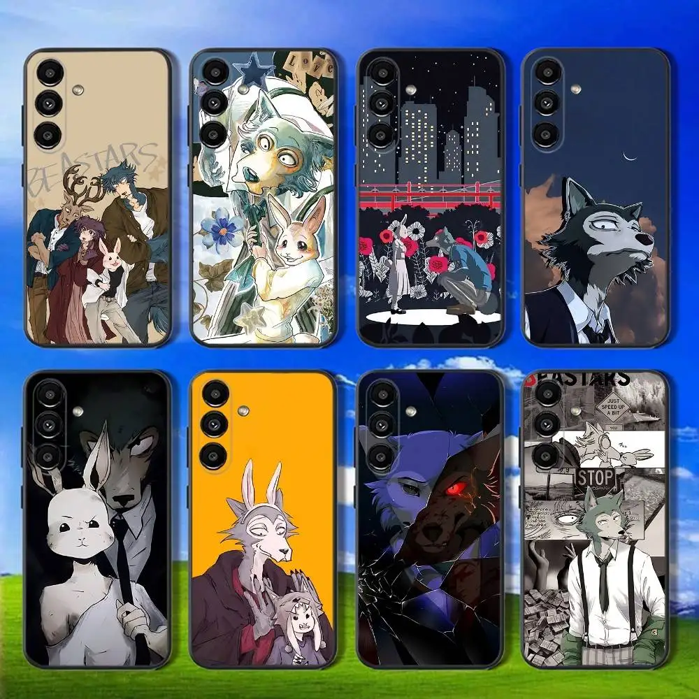 

Cute B-Beastars Anime Phone Case For Samsung Galaxy A13,A21s,A22,A31,A32,A52,A53,A71,A80,Soft Black Shell