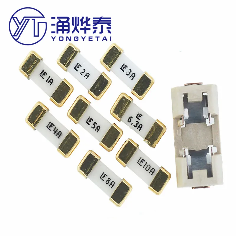 YYT 10PCS 1808 SMD fuse fast disconnect 045 1A 2A 3A 4A 5A 6A 7A 8A 10A