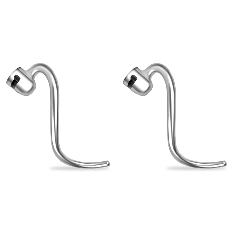 Крючок для теста ABVI-2X для подъема Kitchenaid 5QT и подставки 6QT, насадка для миксера для теста, можно мыть в посудомоечной машине