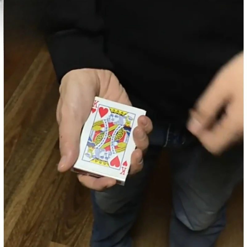 Card Into The Box Magic Tricks Gimmick Card Magia Props Illusions Close Up Magie Magician Easy To Do Mentalism Magia Street Bar