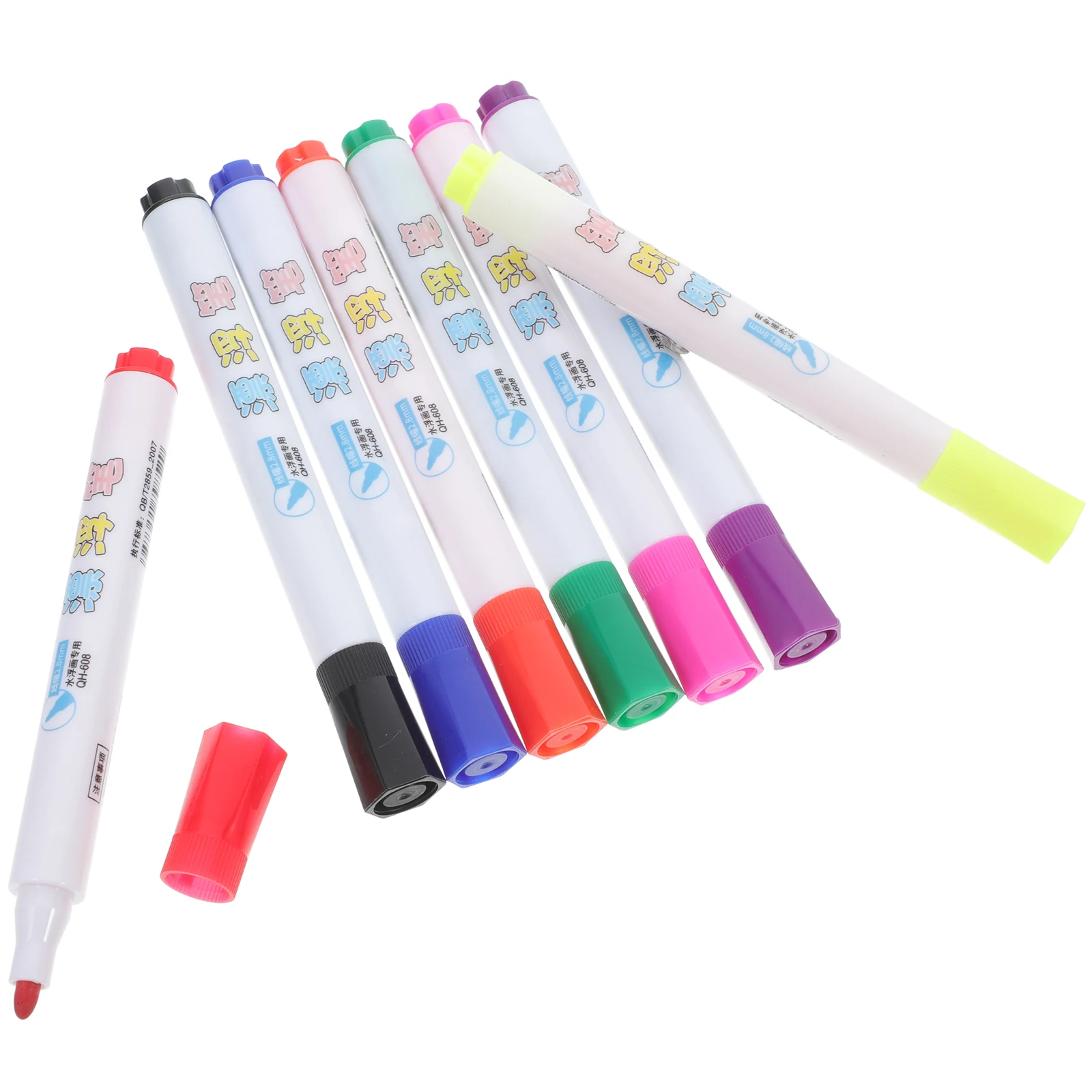 

8 Pcs Floating Water Painting Pens Colorful Erasable Whiteboard Markers Multi color Children Paint Tool Supplies