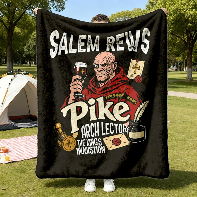 SALEM REWS Colors Flannel Blanket - First Law, Joe Abercrombie Book, Pike Arch Lector The King's Inquisition.
