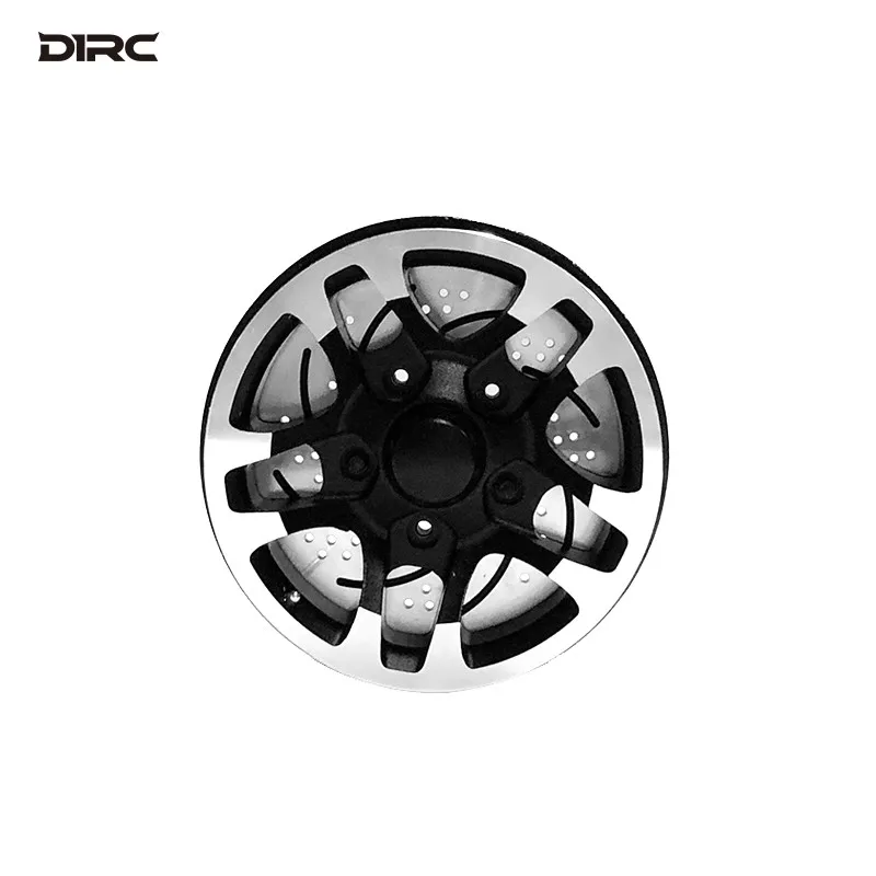 D1RC 1.9 بوصة سيارة تسلق معدنية محاكاة محور العجلة لاند روفر الذكرى السبعين الجليد والنار الطبعة محوري TRX4