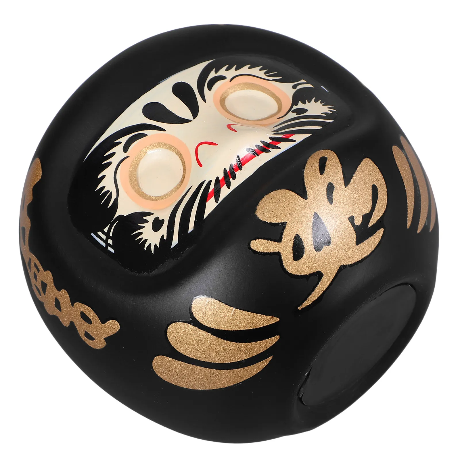 Japanese Ceramic Daruma Luck Money Saving Bank Miniature Porcelain Coin Jar Home Office Car Decor Space-Saving Storage