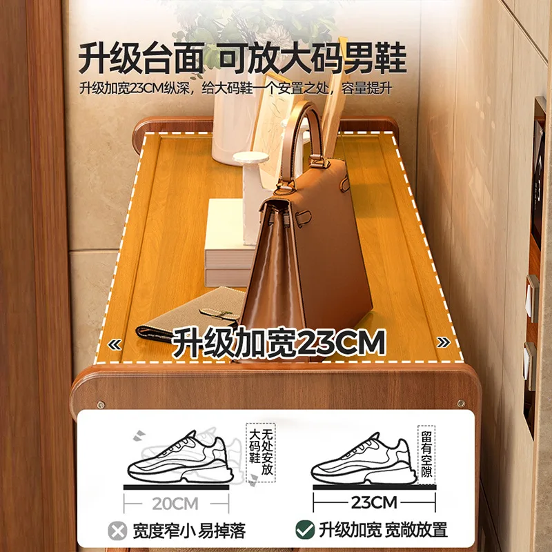 Widened simple shoe rack, multi-layer indoor storage rack at home entrance, dustproof dorm storage essential