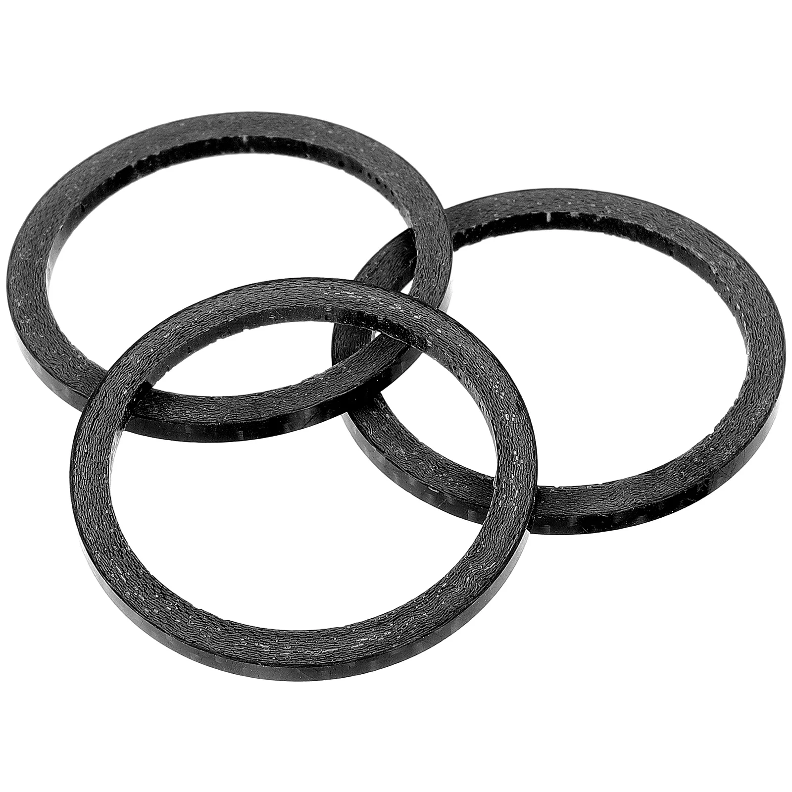 

3pcs Carbon Fork Washer Spacer 2MM Lightweight Durable Headset Gasket Bike Road Bike Headset Gasket Stem Accessories