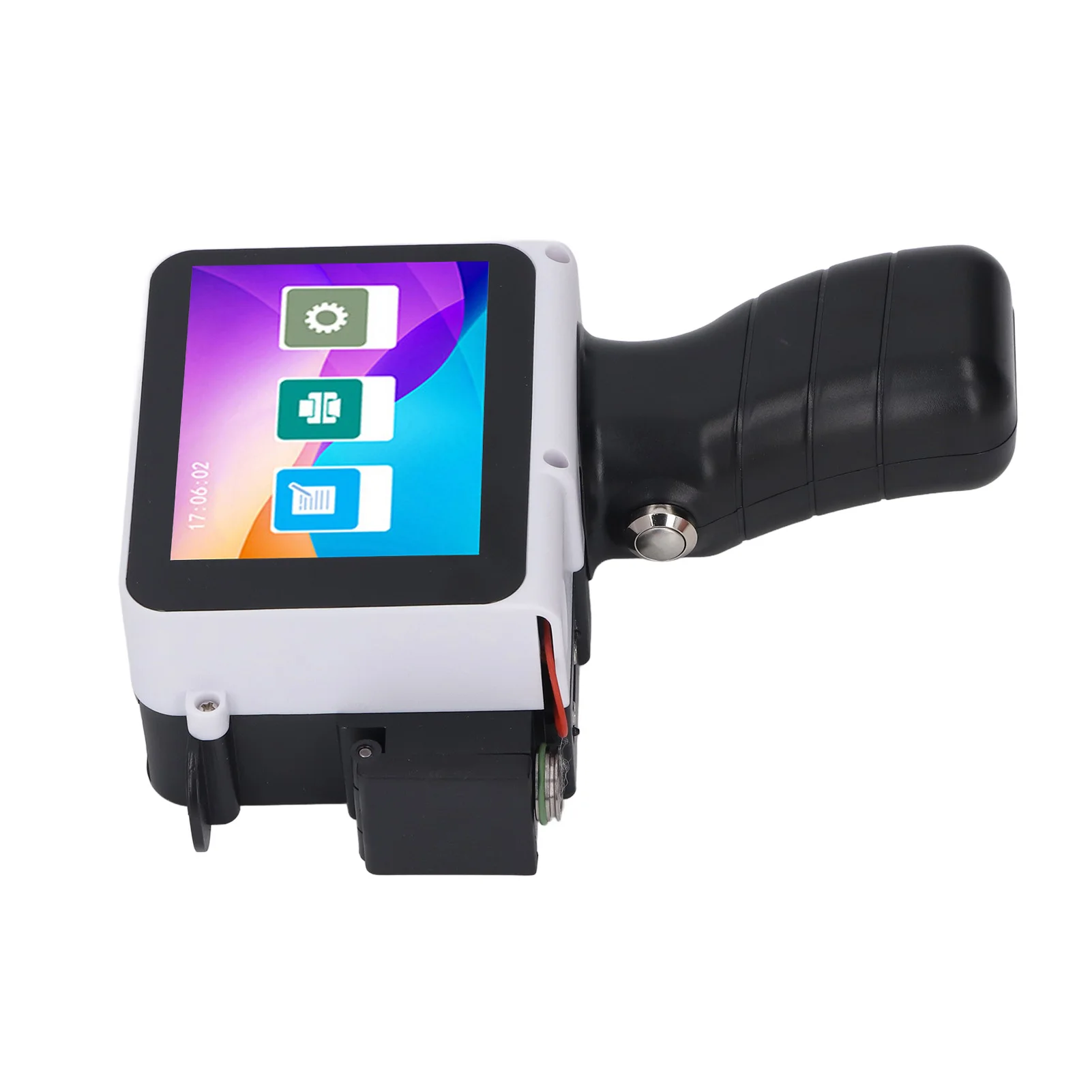 Handheld Mini Printer Portable 12.7mm Inkjet Printer Barcode Date Label Printer Accuracy 1-3 Lines 300-600DPI Adjustable