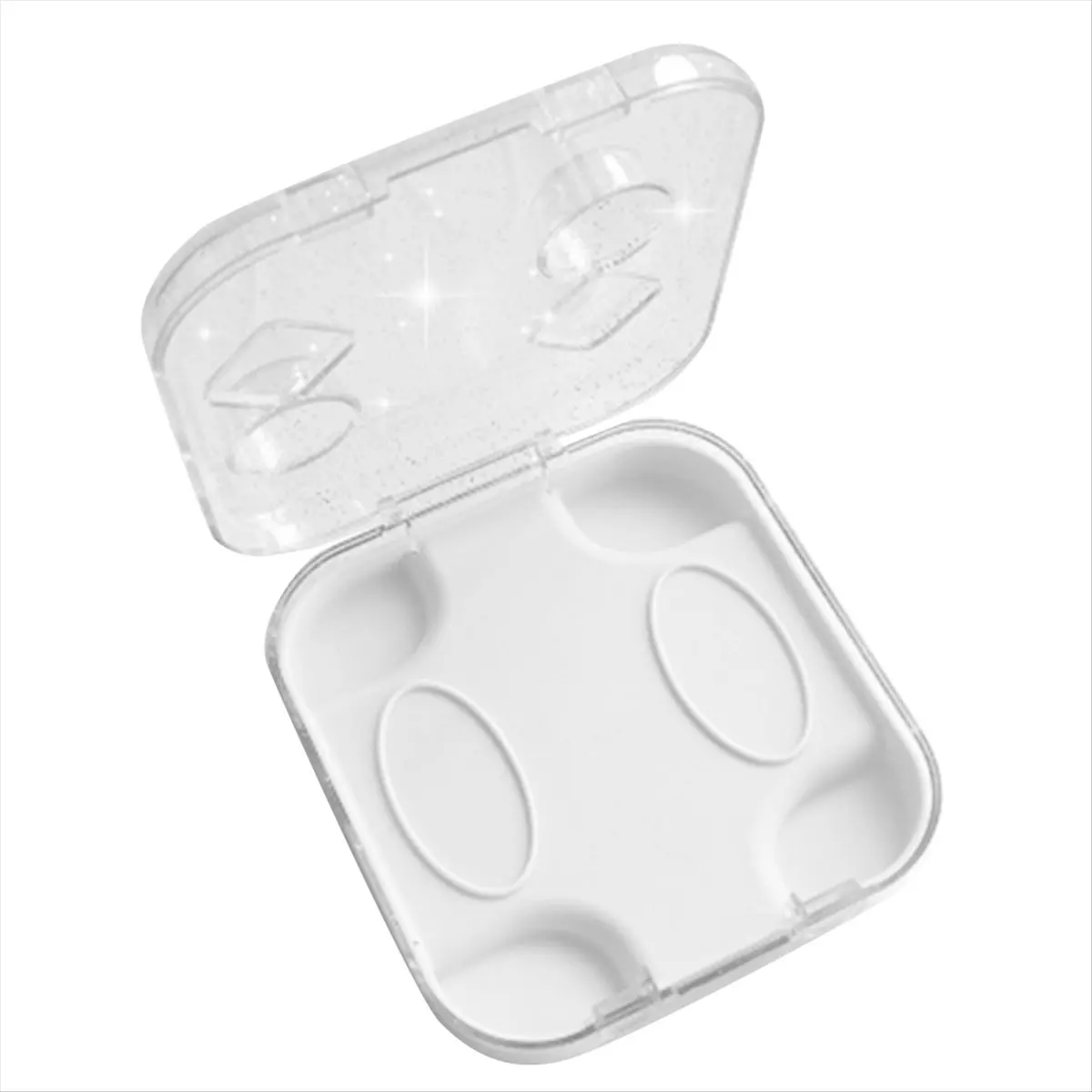 Fashion Transparent Storage Case for Switch/OLED Handle Storage Box Dust-Proof High-Permeability Handle Storage White