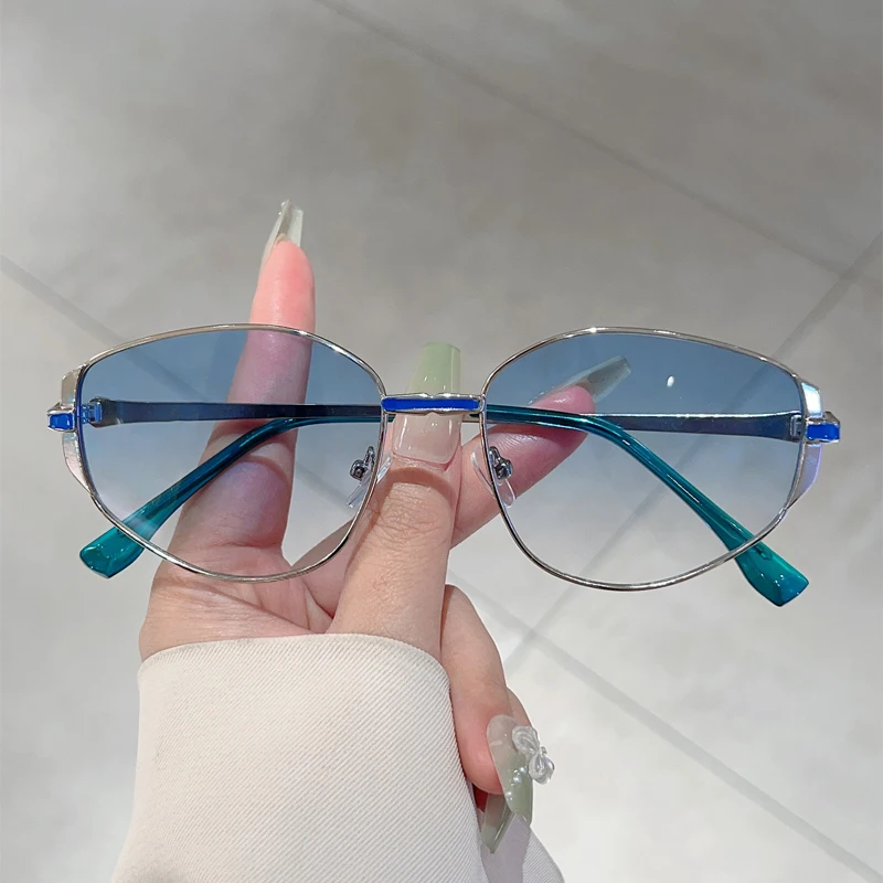 GM LUMIAS Vintage-Sonnenbrille für Damen, 2025, neue Mode, unregelmäßiger Rand, lässige Farbtöne, trendige Luxusmarke, Design-Dekor, Sonnenbrille
