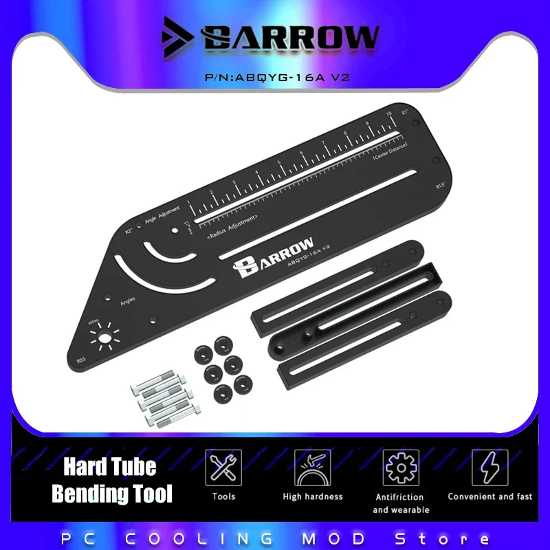 

Barrow Rigid Hard Tube Bending Tool Water Cooling Multi-Angle For Acrylic / PMMA / PETG Computer Water Cooler Modding ABQYG-16A