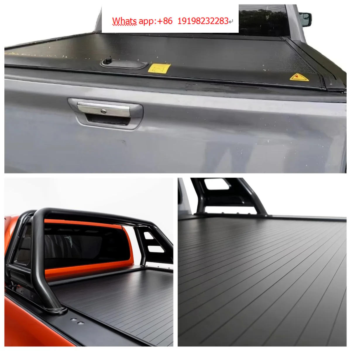 

Factory Pickup Fullbox Heavy-duty Pickup Truck Load Bed Tonneau Cover Retractable Roll Shutter Cover Ram Range