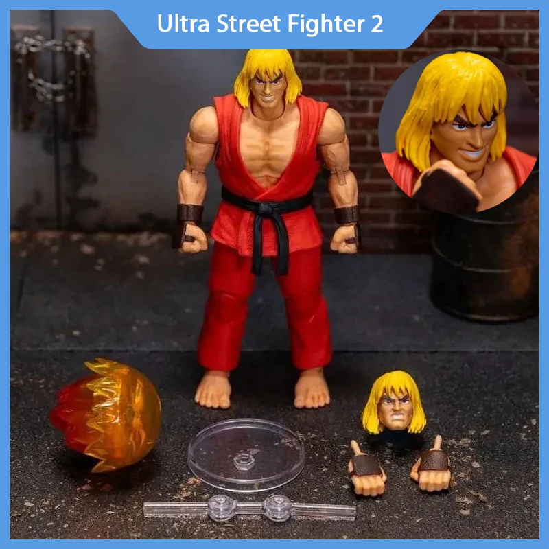 

In Stock Jada Toys 1/12 Ultra Street Fighter 2 Ii Dhalsim Ryu Chun Li Fei Long Ken Anime Action Figure Statue Model Toy Gifts