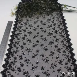 26Yards Retro Two Tones Floral Embroidered Lace Trim Lingerie Sewing Craft DIY Apparel Fabric Lace Dress Garment Accessory