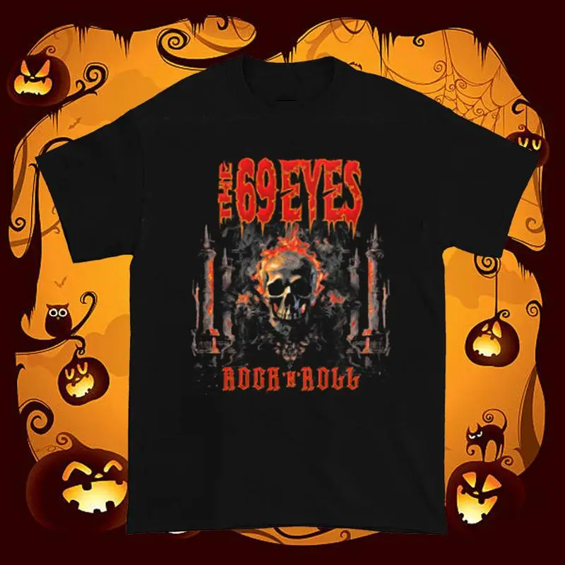 

Футболка The 69 Eyes Band Rock N Roll, полный размер S 5Xl