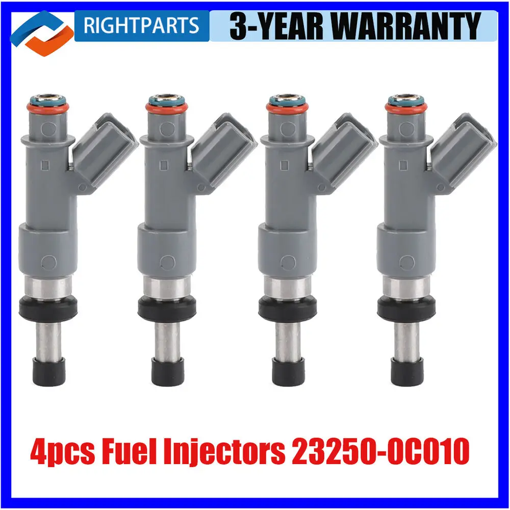 

4PCS New Fuel Injectors For 2005-16 Toyota Tacoma 2006-15 Hilux 2.7L 23250-0C010