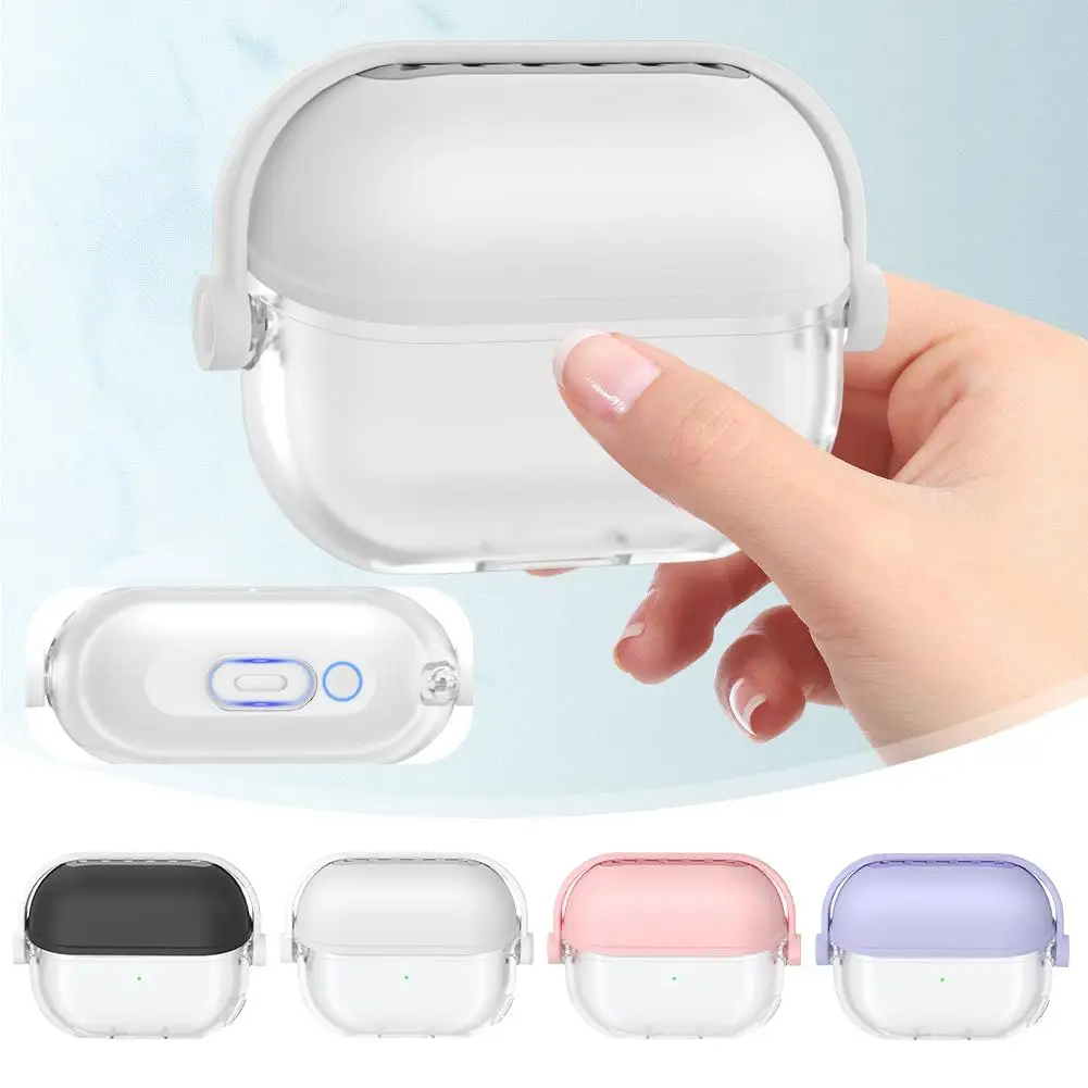 Soft Silicone caso de fone de ouvido para Samsung Galaxy Buds, Protector Shell transparente, Buds3 Pro, S4V5, 3 Pro