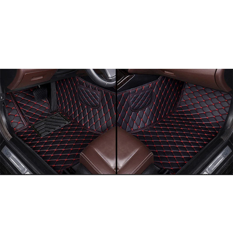 YUCKJU Custom Front Row Leather Car Mats for Rolls-Royce Ghost Phantom Auto-styling Car-accessories Auto-accessories Car-Styling