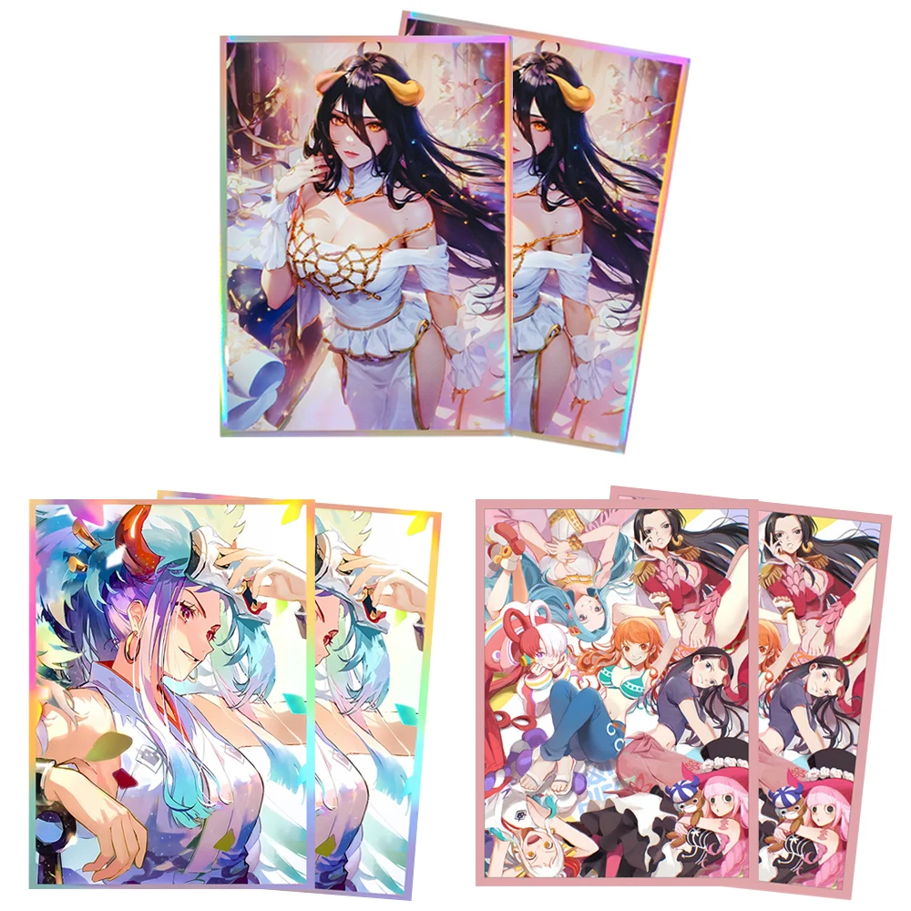 

67*92mm One Piece Yamato Card Sleeves for PTCG MGT Trading Cards Protector for Board Games Collection Card 60PCS OPCG