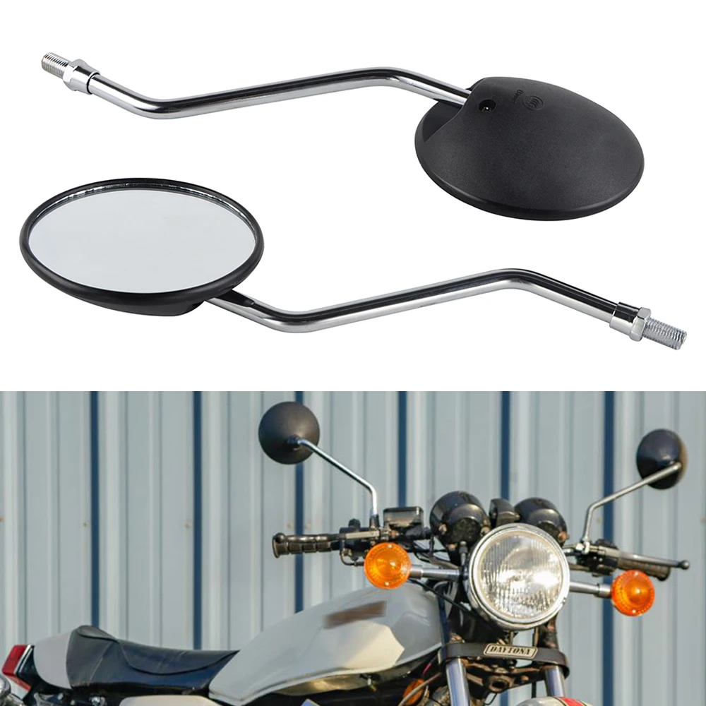 M10 Bolt Motorcycle Side Mirrors for Yamaha DT175 DT250 DT360 DT400RD125 RD200 RD250 RD350 RD400 341-26290-10-00