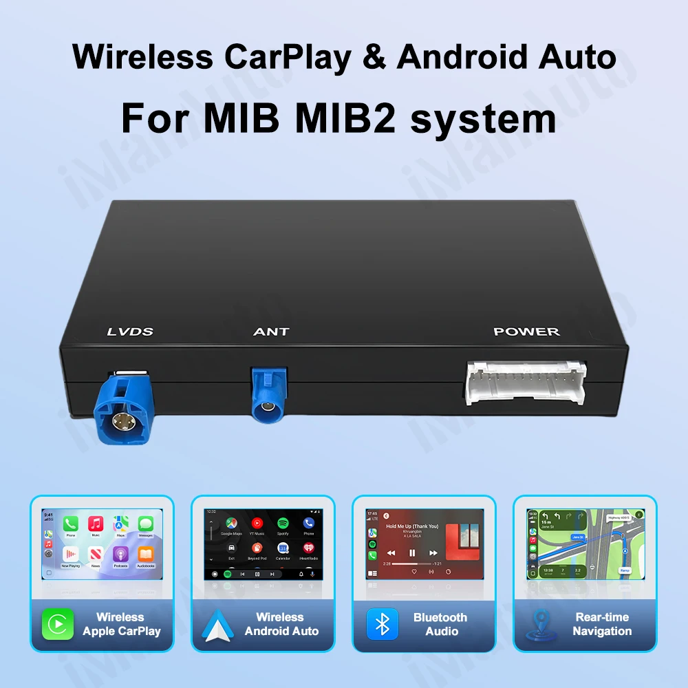Wireless Carplay Module Android Auto Interface For VW Volkswagen Skoda Octavia A5 Golf 7 Polo Passat B8 MIB MIB2 System Android