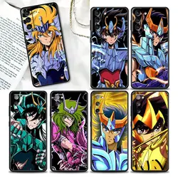 Anime Saint Seiya Phone Case For Samsung Galaxy S24 S23 Ultra 5G S20 S21 FE S25 S24FE S26 Plus Cases Soft Cover Pegasus Seiyas
