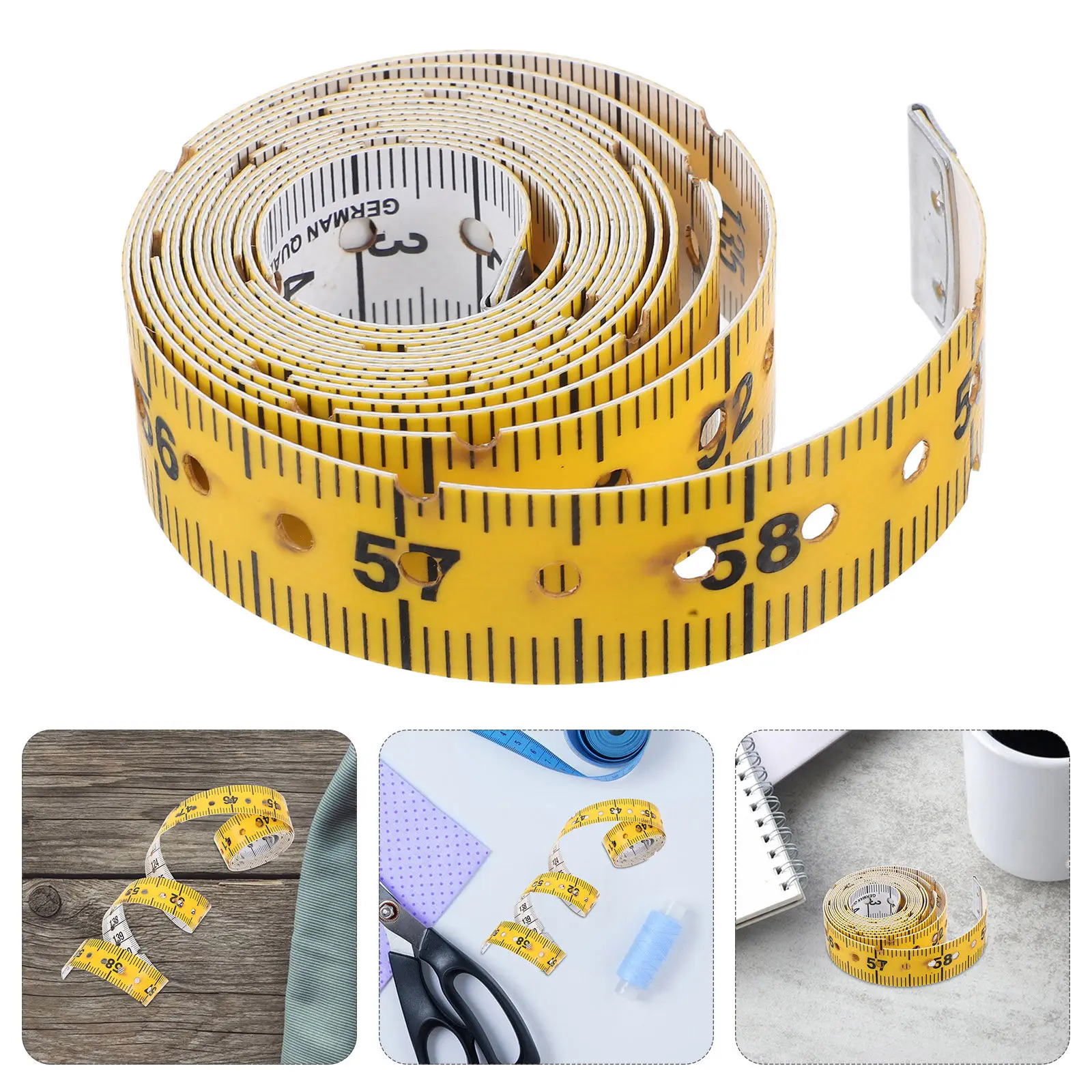 Flexible Soft Measuring Tape Blind Assistive Device Braille Marking Ideal for Vision Impairment Tailor Fabric Measurement Tool