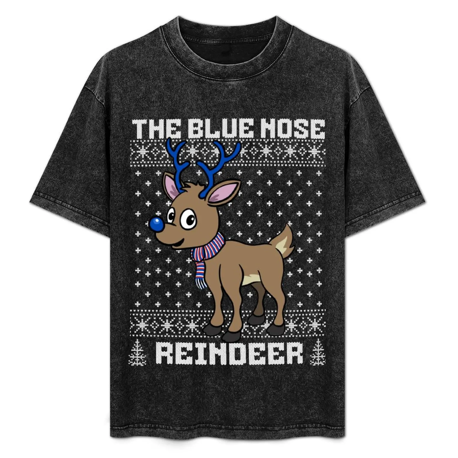 Blue Nose Reindeer Rangers Birmingham Everton FC Ugly Christmas Sweater Football XMas T-Shirt