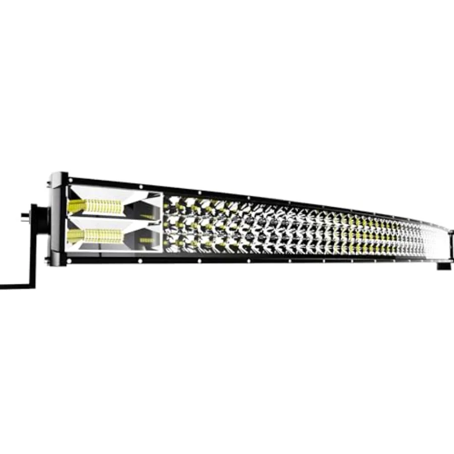 

LED Light Bar 711W Curved Triple Row Spot Flood Combo Offroad Driving Light for Trucks Pickup ATV UTV