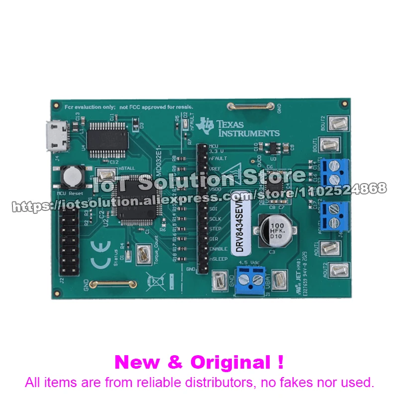 DRV8434SEVM DRV8434S stepper drivers with stall detection and SPI interface evaluation module