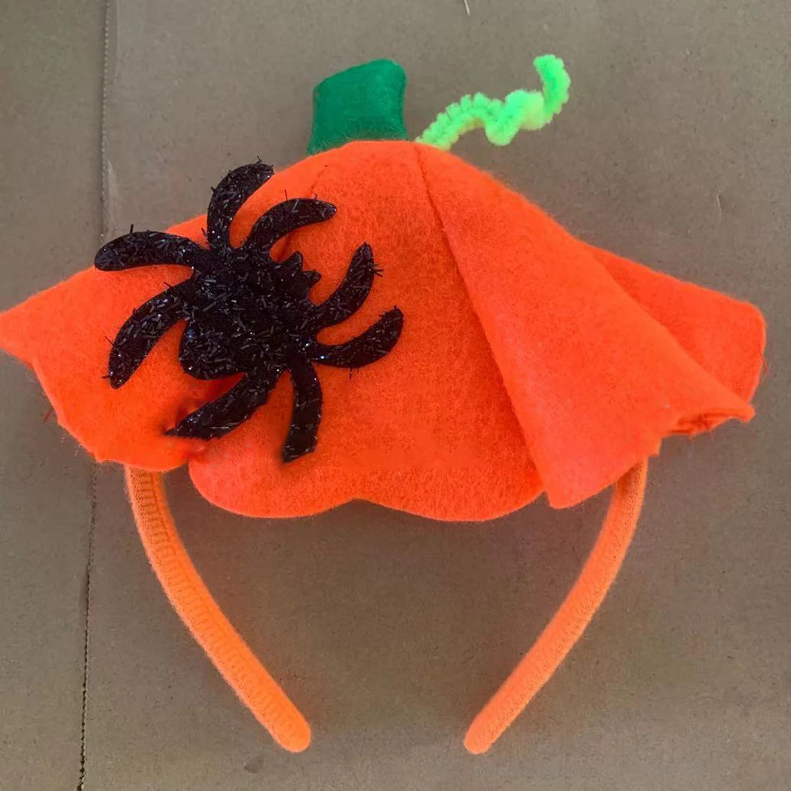 Halloween Pumpkin Headband Funny Cute Headwear Hair Hoop Hairband for Carnival Costume Party Photo Props Role Playing Women Men