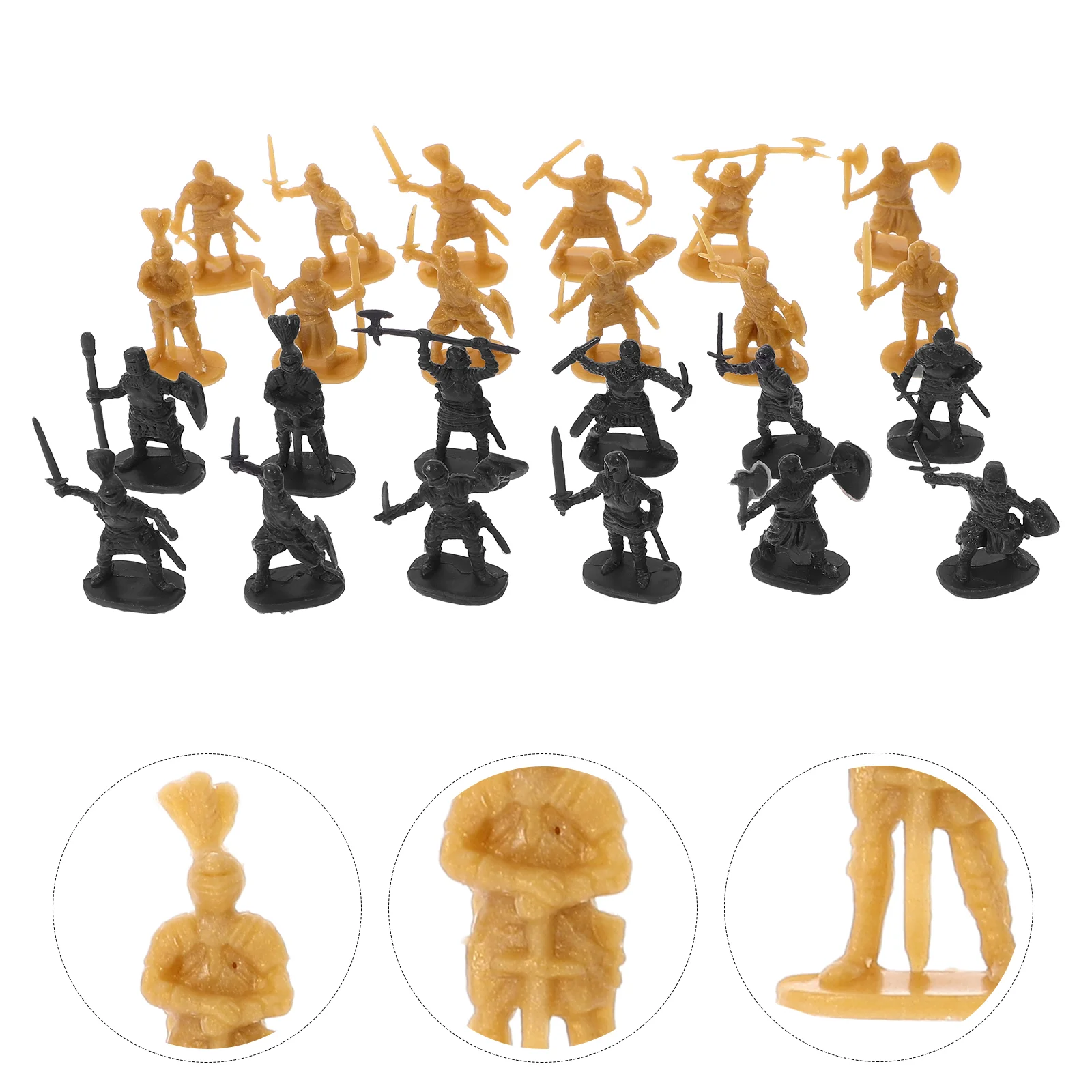 

200 Pcs Prop Soldier Model Toys Artificial Small Mini Soldiers Playset Popular Props