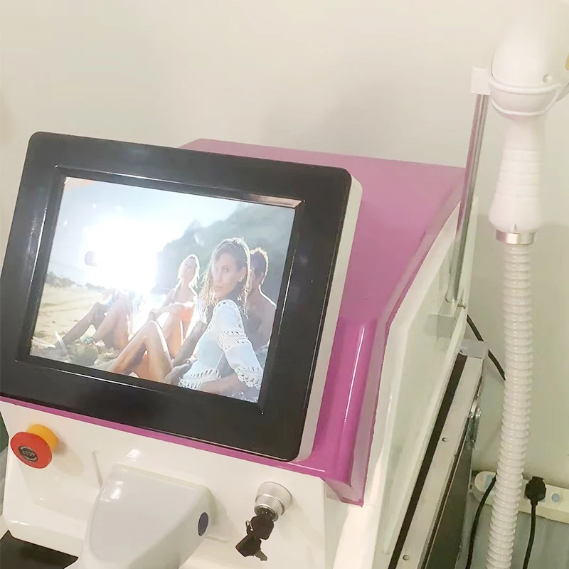 전문 808 다이오드 레이저 영구 제모기, 3 파장 레이저, 808nm, 755nm, 1064nm, 새 버전