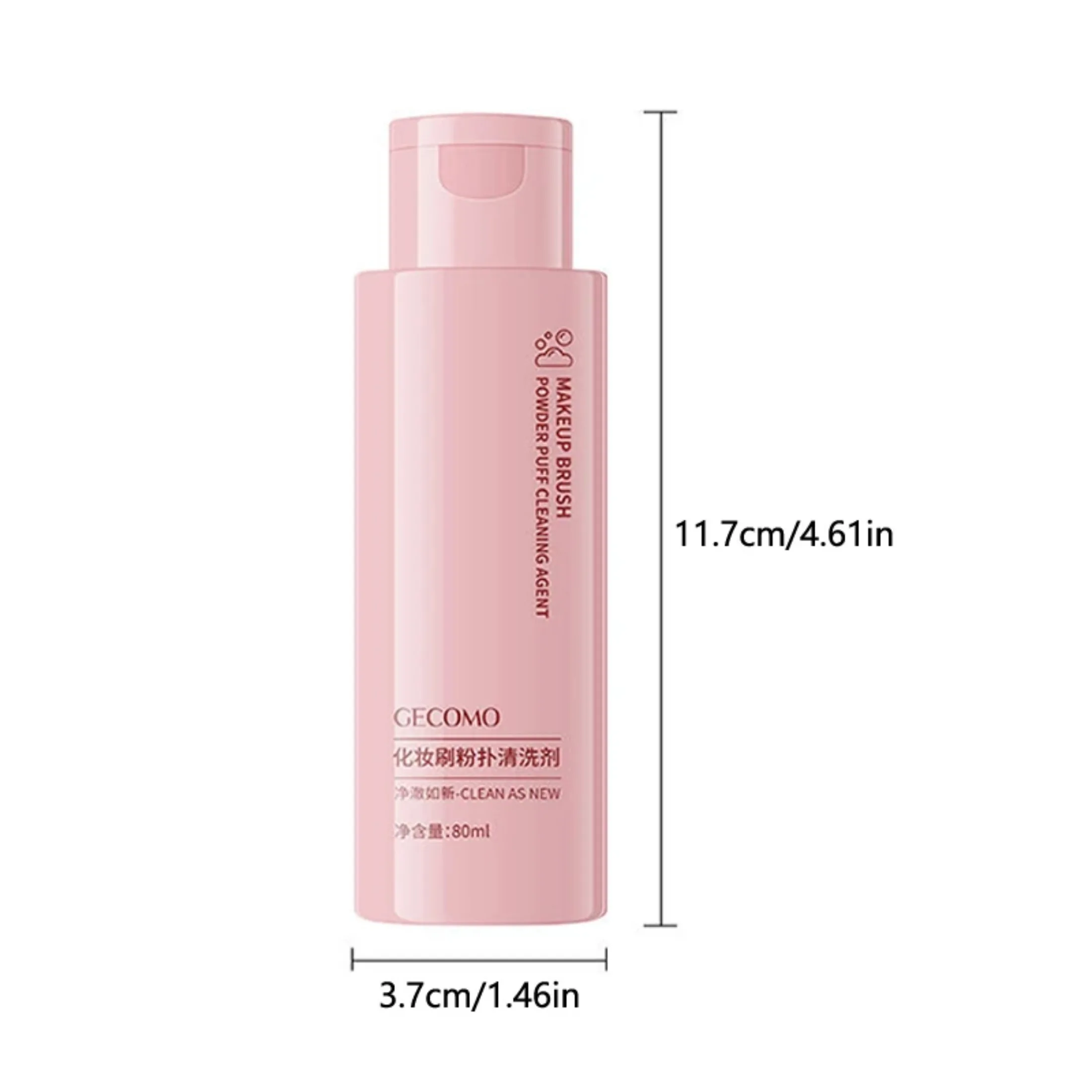 Solución limpiadora de brochas de maquillaje, 80ml, champú, solución limpiadora de esponjas, removedor rápido, limpiador de brochas de maquillaje líquido, 80ml